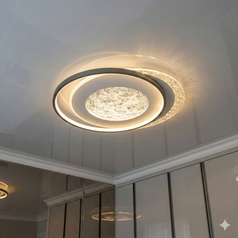 Люстра луна Diasha 90W до 20 м² цвет Белый 2570-A Люстра луна Diasha 90W до 20 м² цвет Белый 2570-A