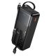 Повербанк HOCO Founder PD fully compatible power bank with four cables J156B 30000mAh |1USB/1Type-C, 22.5W/3A, PD/QC| black