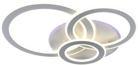 Світлодіодна акрилова люстра Sirius LI8778/3 WH (RGB) 220W+11W