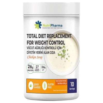Дієтична добавка Поживний суп "Курячий" Nutripharma, 600 г Дієтична добавка Поживний суп "Курячий" Nutripharma, 600 г