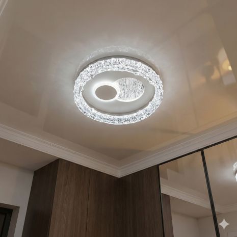 Плоская люстра 3 режима 12489-300A