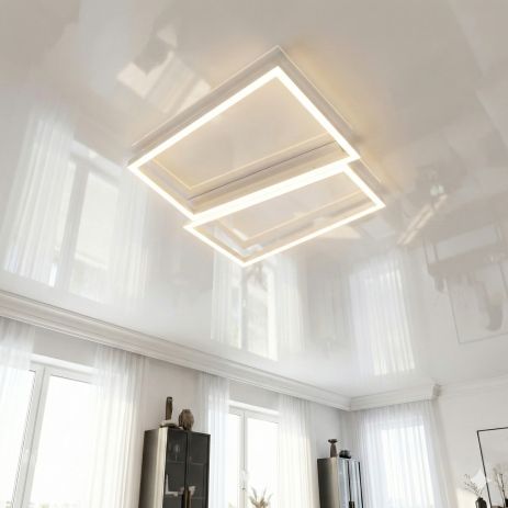 Потолочная люстра LED пульт Diasha 57W до 12 м² цвет Белый 2552WH dimmer