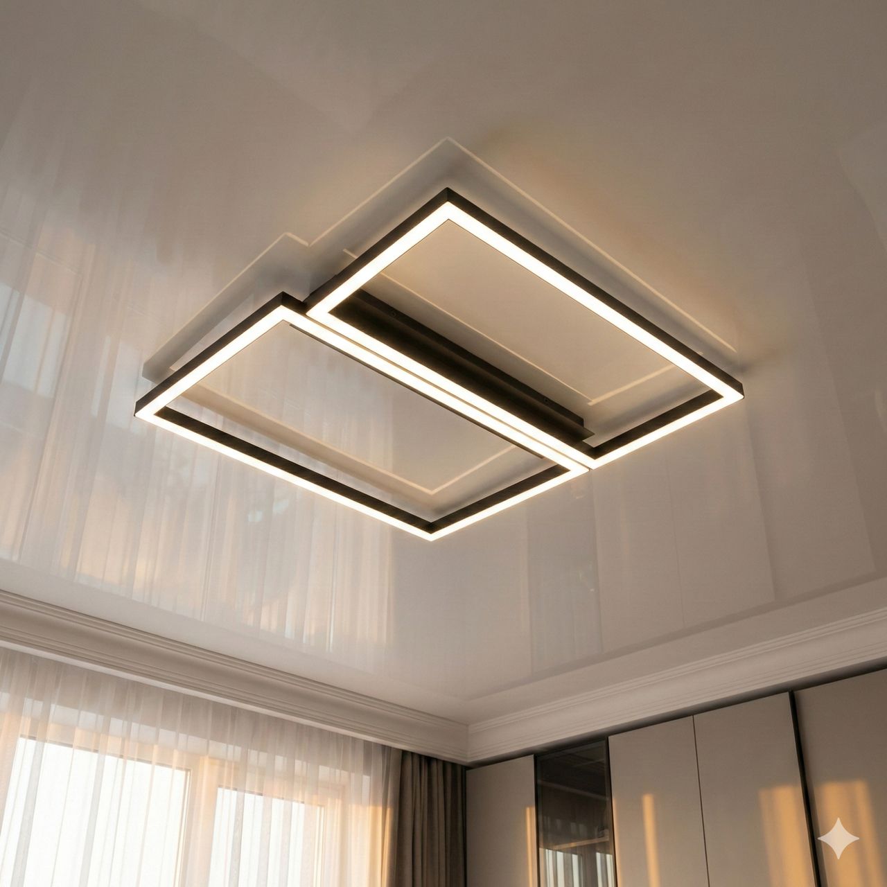 Лед люстра с пультом Diasha 57W до 12 м² цвет Черный 2552BK dimmer Лед люстра с пультом Diasha 57W до 12 м² цвет Черный 2552BK dimmer