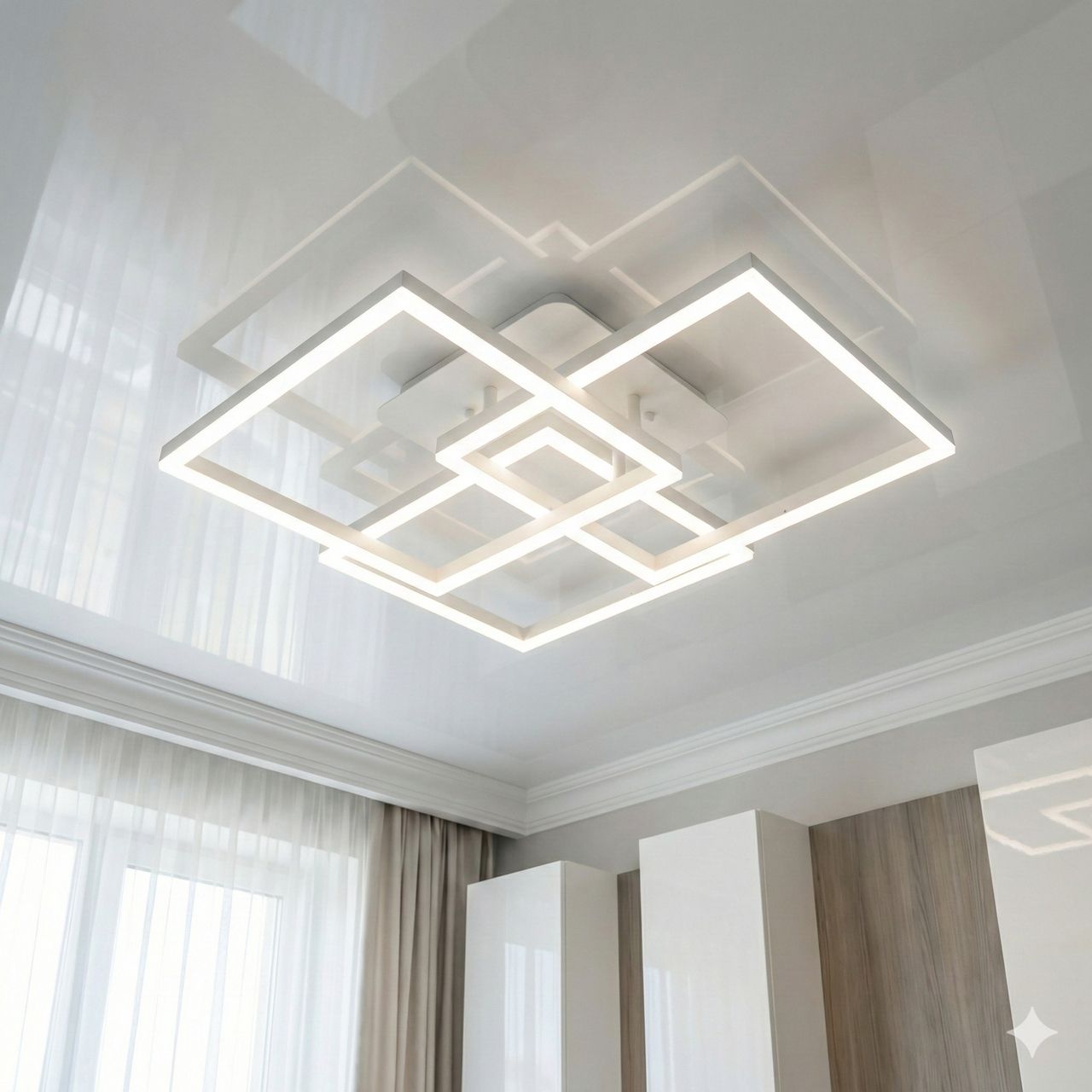 Потолочный лед светильник Diasha 90W до 20 м² цвет Белый MX11058/3L WH Потолочный лед светильник Diasha 90W до 20 м² цвет Белый MX11058/3L WH