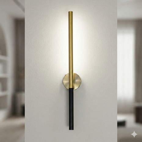 Настенный светильник в холл Diasha 6W цвет Бронза + Черный QY-W2012 B+YB