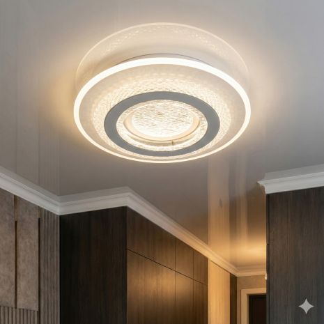 Люстра накладная 3 режима света 12615B