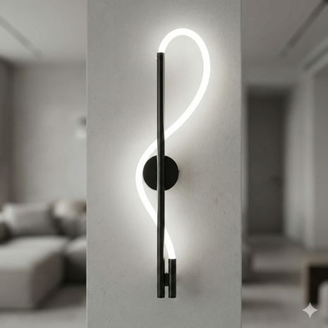 Бра LED в гостиную Diasha 14W цвет Черный хром SY9607-BHR