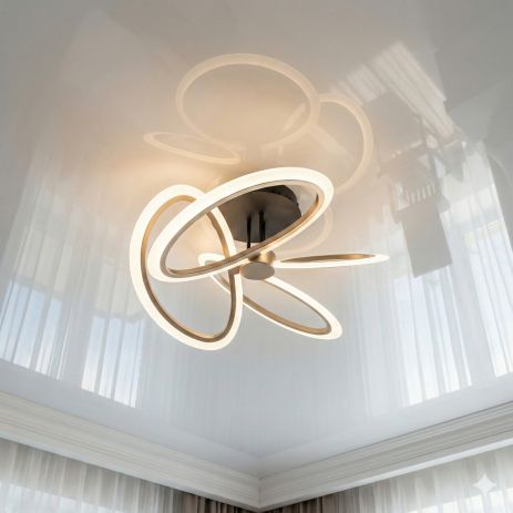 Оригинальная Лед люстра Diasha 60W до 16 м² цвет Шампань WG5144/4 Оригинальная Лед люстра Diasha 60W до 16 м² цвет Шампань WG5144/4