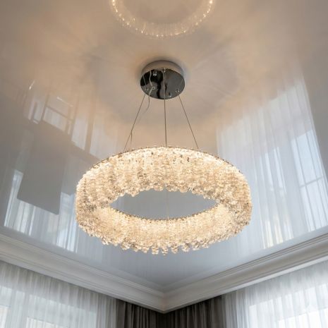 Подвесная Лед люстра Diasha 30W до 8 м² цвет Хром 505-500CH Подвесная Лед люстра Diasha 30W до 8 м² цвет Хром 505-500CH