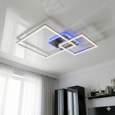 Люстра потолочная регулируемая Diasha 84W до 18 м² цвет Хром 2549NEW HR 3col dim