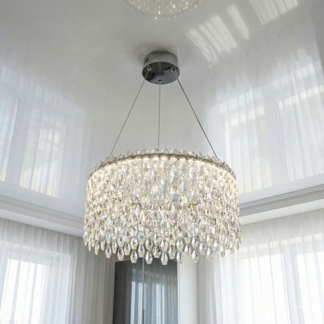 Люстра кристальная LED Diasha 66W до 16 м² цвет Хром 582/500CH Люстра кристальная LED Diasha 66W до 16 м² цвет Хром 582/500CH