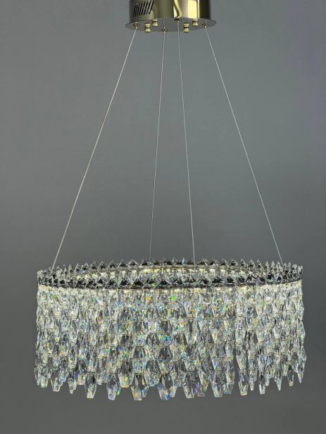 Люстра-подвес хрусталь Diasha 83W до 18 м² цвет Золотистый 582/600G Люстра-подвес хрусталь Diasha 83W до 18 м² цвет Золотистый 582/600G