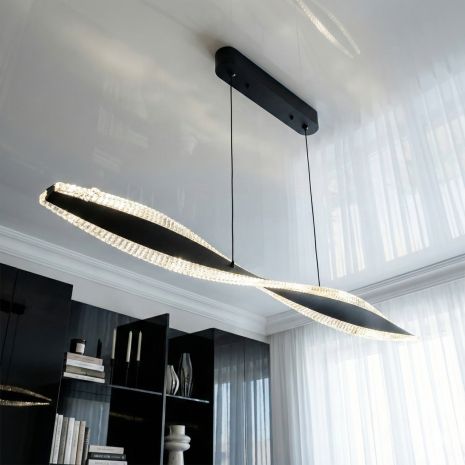 Світлодіодний підвіс Diasha 58W, чорний, XH1004/1200BK, до 12 м² Світлодіодний підвіс Diasha 58W, чорний, XH1004/1200BK, до 12 м²