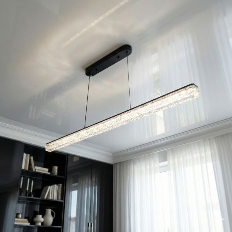 Лед люстра для столовой Diasha 31W до 8 м² цвет Черный XH1001/1200BK Лед люстра для столовой Diasha 31W до 8 м² цвет Черный XH1001/1200BK