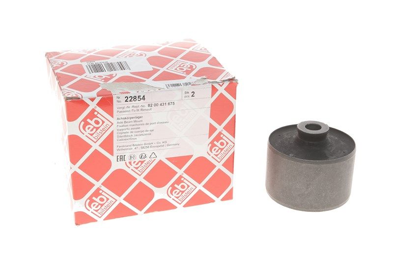 Сайлентблок задней балки RENAULT Nissan Primastar, Opel Vivaro, Trafic 01-, FEBI BILSTEIN (22854) Сайлентблок задней балки RENAULT Nissan Primastar, Opel Vivaro, Trafic 01-, FEBI BILSTEIN (22854)