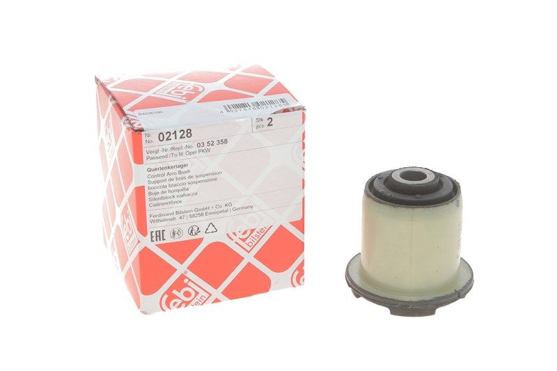 Сайлентблок переднього важеля (задній) OPEL Vectra B 12x47,5x60, FEBI BILSTEIN (02128) Сайлентблок переднього важеля (задній) OPEL Vectra B 12x47,5x60, FEBI BILSTEIN (02128)