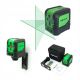Лазерный осепостроитель с 2 линиями, 1H/1V, зелёный луч, от PROTESTER LL102G Лазерный осепостроитель с 2 линиями, 1H/1V, зелёный луч, от PROTESTER LL102G