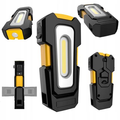 Акумуляторний LED ліхтар складаний (COB) (Made in GERMANY) L-0303W