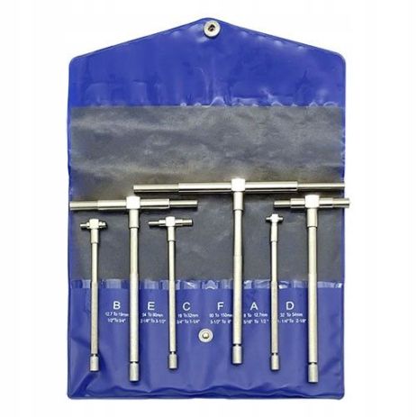 Набір телескопічних нутромірів 8-150мм, 6 штук в сумці TGSB8150