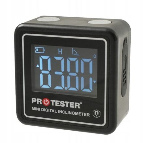 Кутомір цифровий (інклінометр) на магнітній основі MINI (4х90°) PROTESTER 5347