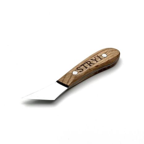 Нож-косяк для резьбы по дереву 30° "STRYI" серия Profi 40 мм