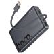 УМБ Hoco Q44 Origen dual PD20W magnetic power bank with cable dark 10 000mAh metal gray
