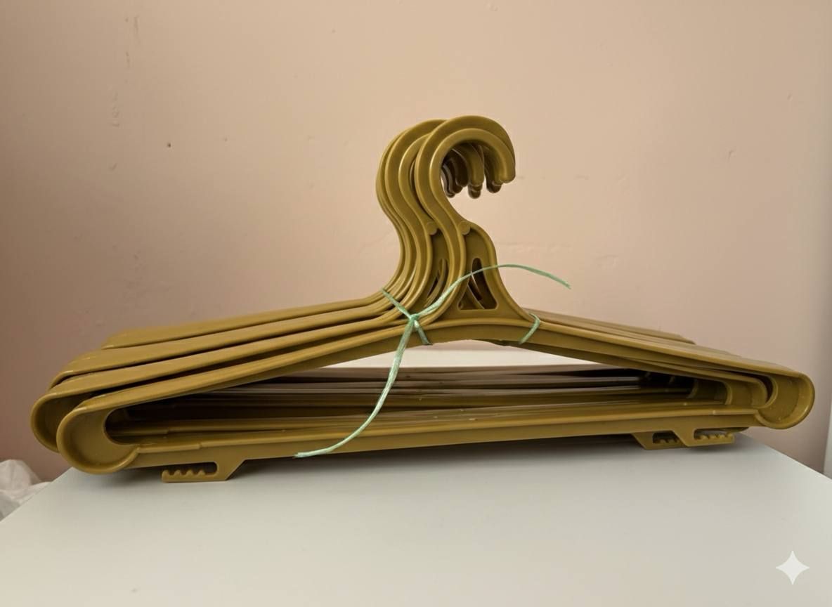 Набор плечиков 10 шт для тяжелой одежды пластиковых 8695mustard. Набор плечиков 10 шт для тяжелой одежды пластиковых 8695mustard.