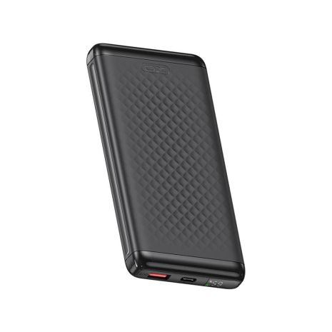 Чорний повербанк XO PB308 USB-C 20W/USB-A 22.5W Digital Fast Charger 10000mAh