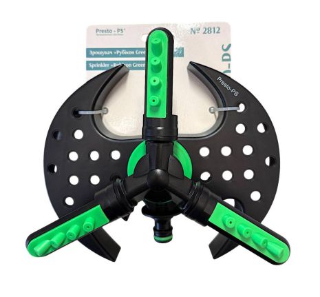 Дощувач Presto-PS зрошувач круговий Рубікон Green (2812-BL) Дощувач Presto-PS зрошувач круговий Рубікон Green (2812-BL)