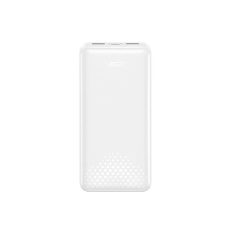 Повербанк XO PB313 Light display mobile power 20000mAh White
