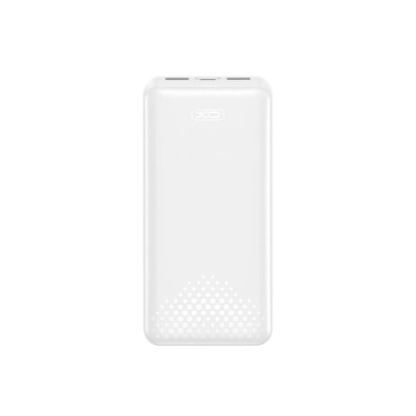 Повербанк XO PB313 Light display mobile power 20000mAh White