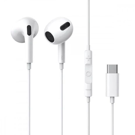 Наушники Baseus Encok CZ19 Type-C Wired Earphones White A00182201213-00