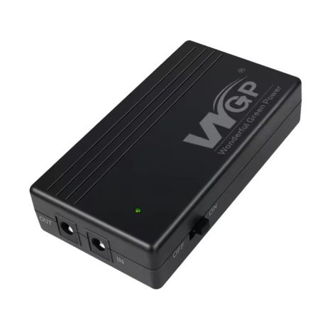 ИБП для роутера WGP Mini UPS 7800mAh 24W (12V 2A) БЕЗ блока питания UPS1202 DC722412 BLACK