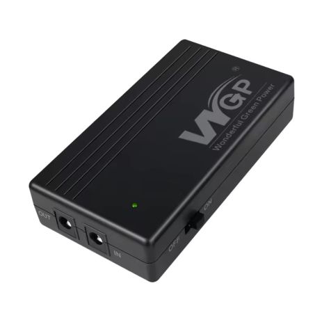 ДБЖ для роутера WGP Mini UPS 7800mAh 24W (12V 2A) БЕЗ блоку живлення UPS1202 DC722412 BLACK