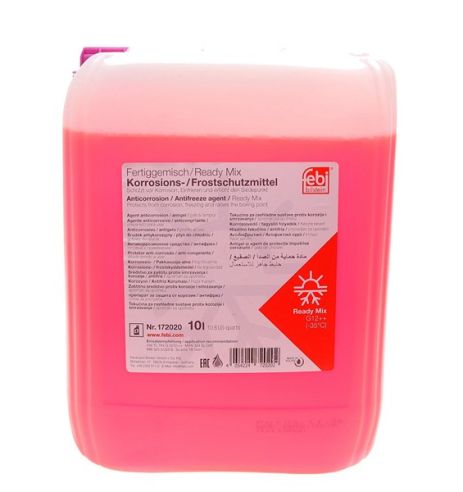 Антифриз G12++ -35°C готовий фіолетовий (10л), FEBI BILSTEIN (172020)