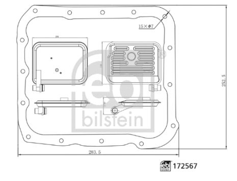 Фильтр кпп с прокладкой hyundai accent; mitsubishi carisma, HYUNDAI ACCENT, MITSUBISHI CARISMA, FEBI BILSTEIN