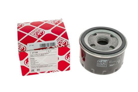 Фильтр масляный H=50mm RENAULT Kangoo, Laguna, Megane, Scenic FEBI BILSTEIN (27155)