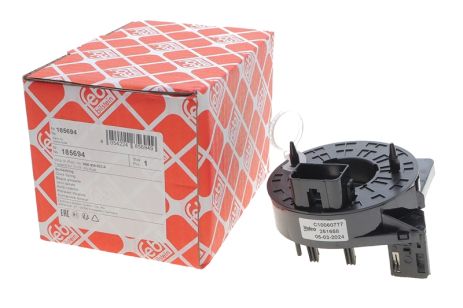 Шлейф подушки безпеки, равлик керма VW: Polo IV, Transporter T5, Multivan T5, FEBI BILSTEIN (185694)