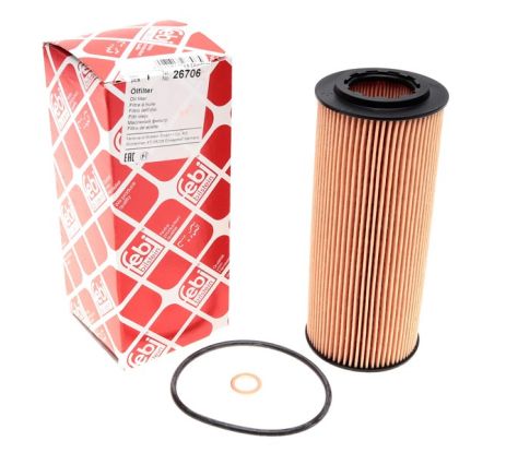 Фильтр масляный вставка BMW E46 2.0D/TD 01- FEBI (26706)