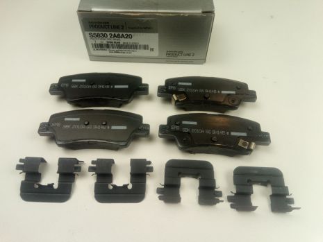 Колодки задние тормозные i30(FD/CZECH) 08-12, MOBIS (58302A6A20),(58302-A6A20)