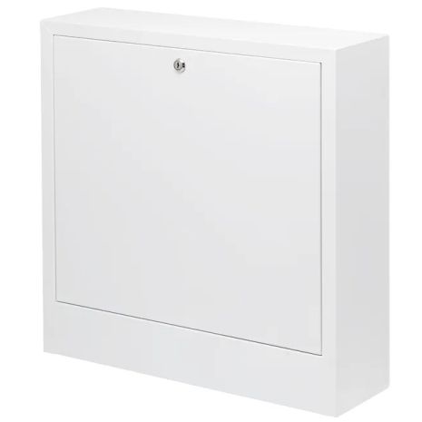 Коллекторный шкаф (615х580х110мм) внешний выносной ящик для коллекторов 5 контуров