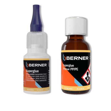 Комплект клея для PP/PE пластика Berner