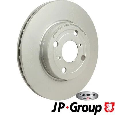 Диск гальмівний TOYOTA YARIS, JP GROUP (4863101700)
