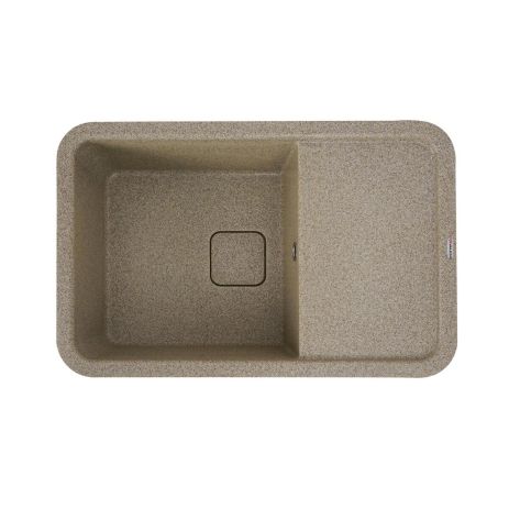 Гранітна мийка для кухні VALESO CUBE 7850 матова Карамель Гранітна мийка для кухні VALESO CUBE 7850 матова Карамель