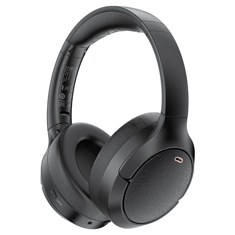 Наушники ACEFAST active noise reduction wireless headset H6 |BT5.3/3.5mm, 45/55h, ANC| black Наушники ACEFAST active noise reduction wireless headset H6 |BT5.3/3.5mm, 45/55h, ANC| black