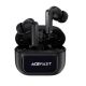 Наушники ACEFAST smart screen active noise cancelling true wireless earbuds W6 IPX4 |BT5.4, 8/35h, 35/400mAh, ANC| black