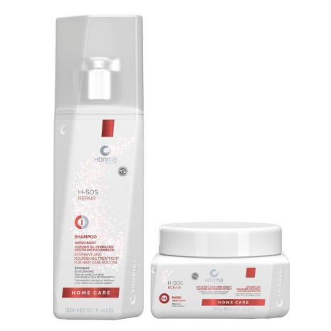 Набір Honma Tokyo H-SOS Repair шампунь і маска для інтенсивного відновлення пошкодженого волосся 2х300 мл