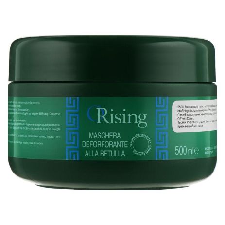 Фітоесенціальна маска ORising Antiforfora Deforforante Mask з екстактом берези проти лупи, 500 мл