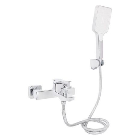 Смеситель для ванны Qtap Nando с душевым гарнитуром QTNAN259CRM48651 Chrome