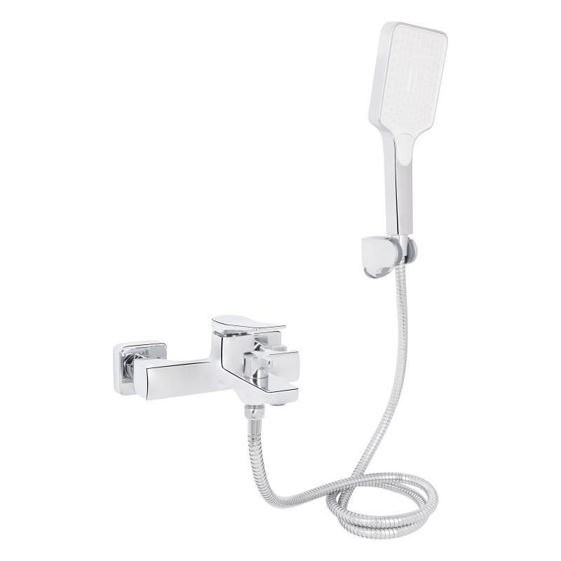 Смеситель для ванны Qtap Nando с душевым гарнитуром QTNAN259CRM48651 Chrome Смеситель для ванны Qtap Nando с душевым гарнитуром QTNAN259CRM48651 Chrome